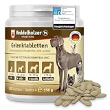 Veddelholzer VERGLEICHSSIEGER 2024 Hunde Gelenktabletten mit Grünlippmuschel Hund MSM & Teufelskralle Glucosamin & Kollagen 125 Kapseln Hunde Leckerlis