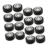 minkissy 40 Stück Teiliges Spielzeugräder DIY Fahrzeugmodell Räder Zubehör für Smart Cars und Modellbau Sicher Umweltfreundlich Vielseitig Einsetzbar Fördert Kreativität und Feinmotorik