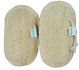 Natürlicher Luffa-Schwamm für Körperpflege – Peeling & Massage | Duschschwamm aus Luffa für Gesicht & Körper | Vegan, biologisch & plastikfrei