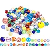 Jiahuade Glasmurmeln,85 Stück Glas Murmeln Erwachsener Murmelspiel,14-15mm Bunte Murmeln,Glas Deko Spielzeug,Transparent Handgefertigte Glasmurmeln,für Murmelspiel Erwachsener Haus Dekoration