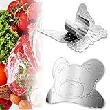 2 Stück Edelstahl Fingerschutz Schneiden, 2024 Neuestes Küche Fingerkuppenschutz, Stainless Steel Finger Guard, Küchenwerkzeuge, Messer Zubehör,Für Chnelles Hacken In Der Küche Zum Schutz Ihrer Finger