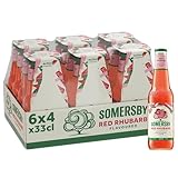 Somersby Red Rhubarb Cider, Glas Einweg (24 x 0.33 L)