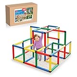 Quadro Kletterpyramide – Modulares Klettergerüst für Kinder, Ab 12 Monaten, 16 Modelle, Indoor & Outdoor, 237 Teile, TÜV-Zertifiziert Classic