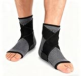 LOLANIUT Sprunggelenkbandage 2 Stück XL Verstellbare Knöchelbandage Orthopädische Fußgelenkstütze zur Schmerzlinderung Sportbandage für Achillessehne, Arthritis, Männer & Frauen
