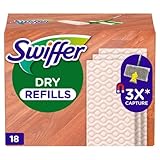 Swiffer Bodenwischer Trockene Bodentücher Nachfüller 18-er Pack, Fängt Und Schließt Staub Ein