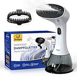 Rolipo Dampfglätter, 400ML Steamer Wassertank Dampfbürste Faltenentferner, für Zuhause, Büro, Reisen, Weiß