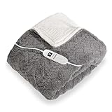 Cecotec Elektrische Decke Wärmedecke HeatConfort ThermalBlanket Sherpa (180 x 130). Sherpa Heizdecke mit automatischer Abschaltung und 9 einstellbaren Temperaturstufen. Perfekt für Ihren Komfort