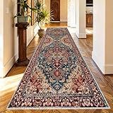 Teppichläufer Flur Lang Teppich Läufer für Flur Küche Wohnzimmer Schlafzimmer Flurläufer Küchenläuferteppiche Rutschfest Waschbar Küchenläufer Flur Runner Teppich Fußmatte Küchenteppich 80 x 150 cm