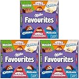 Milka Favourites 1 x 158g I Schoko Pralinen Mix I Einzeln verpackte Pralinen I 6 verschiedene Sorten I Schokoladen-Geschenk I Milka Schokolade aus 100% Alpenmilch (Packung mit 3)