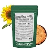 SaporePuro Sonnenblumenlecithin Pulver 50 g – Natürliches Emulgiermittel GLUTENFREI