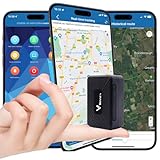 Winnes Mini GPS Tracker, GPS/AGPS/LBS Ortung, Starker Magnet Ortungsgerät für Kind, Koffer, Fahrrad, Auto, wasserdicht, Anti-Verlust, Echtzeit-Ortung mit Gratis-App