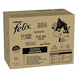 FELIX Katzenfutter nass in Gelee, Sorten-Mix, 120er Pack (120 x 85g)