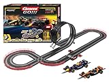 Carrera GO Super Formula – Formel-1-Rennbahn Set mit Red Bull RB21 M. Verstappen No.1 und McLaren MCL39 L. Norris No.4 – Slotcar Rennbahn 1:43 mit Looping und 5,3 m Strecke