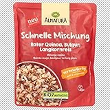 Alnatura Schnelle Mischung Roter Quinoa, Bulgur, Langkornreis, 250 g