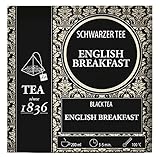 50x Pyramiden-Teebeutel à 3,0g - Englische Mischung - ENGLISH BREAKFAST TEA - Broken - schwarzer Tee
