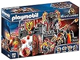 PLAYMOBIL Novelmore 70221 Festung der Burnham Raiders mit funktionierenden Kanonen und Feuerballabwurf, Mauerdurchbruch und Drachenkäfig, ab 4 Jahren