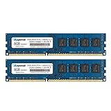 DUOMEIQI 16 GB Kit 2 x 8 GB DDR3 12800 1600 PC3L-12800U 8 GB DDR3L Dimm 2Rx8 1,35 V/1,5 V CL11 Desktop-RAM-Speicher für Desktop-Computer
