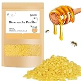 BALFER 100% Reines Bienenwachs Granulat 300g - Gelbe Bienenwachs-Pastillen für Kerzenherstellung, Kosmetik (Cremes/Salben), Seifen, Bienenwachstücher & Holz-/Lederpflege