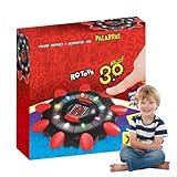 Schädelbrettspiel, Familie Face Off Game - Briefe Spin -Spiel,Interactive Fun Card Play Lernhandschelig -Bildungsspielzeug für Party, Kinder & Familie