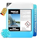 ABACUS® Pool Wintermittel – Überwinterungsmittel gegen Algen & Kalk – 5L Kanister Winterfit für klares Wasser im Winter – Schaumfreies Überwinterungskonzentrat zum Winterfest-Machen vom Pool