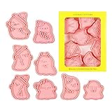 Halloween Keksausstecher, Halloween Keksausstecher | Niedliche Halloween Geist Kleine 8 Stück | Halloween Herbst Stempelwerkzeug Cartoon Anim