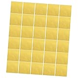 SOESFOUFU 500 Stück Goldene Schokoladenbonbons Bonbonfolie Metallic-karton Bleche Zinnfolie Verpackungspapiere Für Diy-papier Taschentuch Metalldekor Zoll 4x Dekorationen Backgeschirr