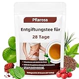 Detox Tee zum Abnehmen, 28-Tage Gewichtsverlust Detox Tee, Natürliche Kräutertee mit Lotusblatt, Cassia-Samen, Hawthorn & Grüntee –Fördert Fettabbau, Entgiftung, Verdauung & Stoffwechsel