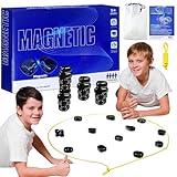 chimoo Magnetisches Schachspiel, 20 Stück Kluster Magnetspiel Puzzle Magnetic Schachspiel Tragbares Schach Magnetisch Magnetisches Spiel für Kinder & Erwachsene Partyzubehör für Familientreffen