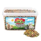 Bite & Delight Kaninchenfutter - Strukturmüsli - Hasenfutter für Zwergkaninchen - Förderung der Verdauung, ohne Zusatz von Zucker und Getreide - Strukturfutter mit Kräuter - 5000 ml