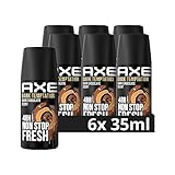 Axe Bodyspray Dark Temptation Deo ohne Aluminium bekämpft geruchsbildende Bakterien und unangenehme Gerüche 6x 35 ml