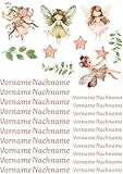 Personalisierte Rub On Sticker–Namensaufkleber,Schulstart,Kitastart,DIY,Fee,Zauberfee,Fairy,Schulfach,wasserfest,Hefte,Flaschen,Gläser,Organizer,Wunschname,personalisiert,Geschenk,Klebeetiketten
