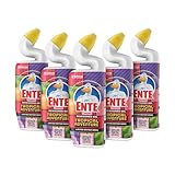 WC Ente Total Aktiv Gel Flüssiger WC Reiniger, mit Entenhals-Technologie, antibakteriell, Tropical Adventure, 5er Pack (5 x 750 ml)