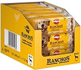 PEDIGREE RANCHOS Hundesnacks Gefüllte Kaurollen Maxi 15x80g - Hundeleckerlis mit Hühnchengeschmack