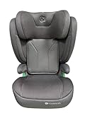 Kinderkraft JUNIOR FIX2 PRO Kindersitz 15-36kg, I-SIZE, mit Isofix, Gruppe 2/3, 100-150 cm, Einstellbare Rückenlehne, Kopfstütze, spezielle Sicherheitssysteme, Leicht zu tragen, Grau