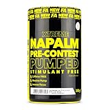 Napalm XTREME PRE-CONTEST PUMPED STIMULANT FREE, 350 g, Geschmack, Lemon