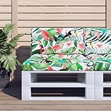 CIADAZ Kissen für Palettensofa 2 STK Sitzauflagen Gartenmöbel, Lounge Kissen Outdoor, Palettenpolster, Sitzauflagen Für Loungemöbel, Palettenkissen, Mehrfarbig Stoff