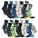 10 Paar Kinder Socken Jungen & Mädchen Baumwolle Kindersocken 54395 (35-38)