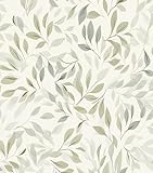 myforHD Selbstklebend Tapete Wandpapier Blume Blatt Selbstklebende Folie 44cmX300cm Dekorfolie Möbelfolie Klebefolie PVC Vinyl Wandaufkleber