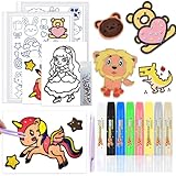 SPHERETRON Window Color Set Fensterfarben Kinder 8 Fenstermalfarben Window Color Set Kinder ab 3 4 5 6 7 Windows Colors Konturenfarbe Windows Colors Farben für DIY Glas, Spiegel, Fliesen Und Glas