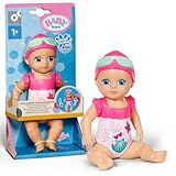 BABY born Splish Splash Bade-Spielzeug Emma - Größe 15 cm - Mit mechanischer Schwimmfunktion - Funktioniert komplett ohne Batterien - Geeignet für Kinder ab 1 Jahr