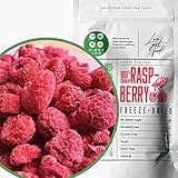 Gefriergetrocknete Himbeeren | Gefriergetrocknete Früchte | Freeze Dried Fruit | Trockenfrüchte Gefriergetrocknet | Freeze Dried Raspberry | Getrocknete Himbeeren Gefriergetrocknet | ZingyZoo (90g)