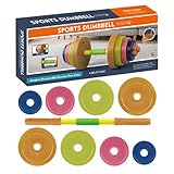 Hantelspielzeug, Hanteltrainingshanteln für - Gewichtheber-Set für | Verstellbares Trainingsspielzeug, Gymnastikausrüstung, Körpertrainingsspielzeug für Jungen