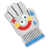 Weicher Zottelteppich, niedliche Bodenmatte, 6,3 x 122 cm, Mikrofaser, Bettvorleger, weich, zottelig, rutschfest, für Wohnzimmer, Schlafzimmer und Kinderspielzimmer, Handschuhe