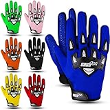 SAGA SPORTS Fahrradhandschuhe Kinder – Atmungsaktive & rutschfeste MTB, Motocross & Fahrrad Handschuhe für Jungen & Mädchen, Stoßdämpfend, Robust & Wasserdicht, Ideal für Outdoor Sport 4–12 Jahre