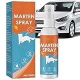 Qunkun Marten Repellent Spray, Marderspray für Auto, Dachboden & Haus 100 ml, Sofort- & Langzeitschutz zur effektiven Marder Abwehr, von Mardern als wirksame Alternative zur Marderfalle