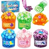 Metaparty Putty Spielzeuge 5 Stück Clear Slime Set Fluffy Butter Slime SetMini Scented Schleim für Kinder Fun DIY Geschenk