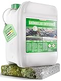 NEXTCLEAN Grünbelagentferner [EXTREM STARK] - Entfernt innerhalb Moos und Grünspan - Premium Terrassenreiniger oder Fassadenreiniger für glänzende Resultate - Vielseitig einsetzbar 2,5 L