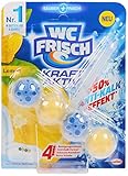 WC-Frisch Kraft Aktiv Duftspüler Lemon, WC-Reiniger, 1 Stück, mit Lufterfrischer Effekt für einen intensiven Duft