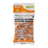 Wago - Beutel mit 25 Klemmen 2 Inline-Eingängen S221