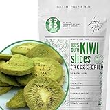 Kiwi Gefriergetrocknete Früchte | 100% Trockenfrüchte Naturlich Fruchtchips Gefriergetrocknete Süßigkeiten Freeze Dried Fruit | Trockenfrüchte Gefriergetrocknet | Getrocknete Kiwi | ZingyZoo